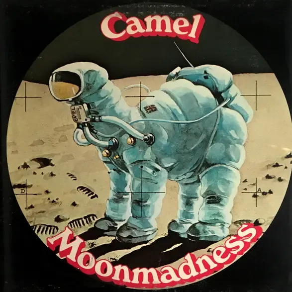 Vinyl cover of Moonmadness album by Camel